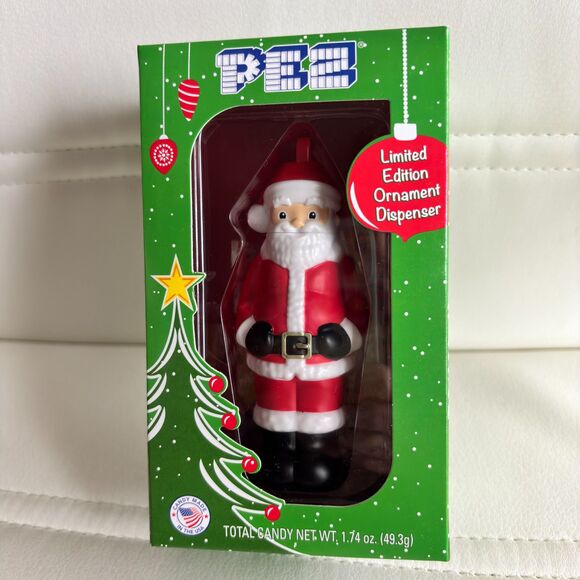 PEZ Limited Edition Santa Ornament Dispenser w/ PEZ Candy Stocking Stuffer - Picture 1 of 4